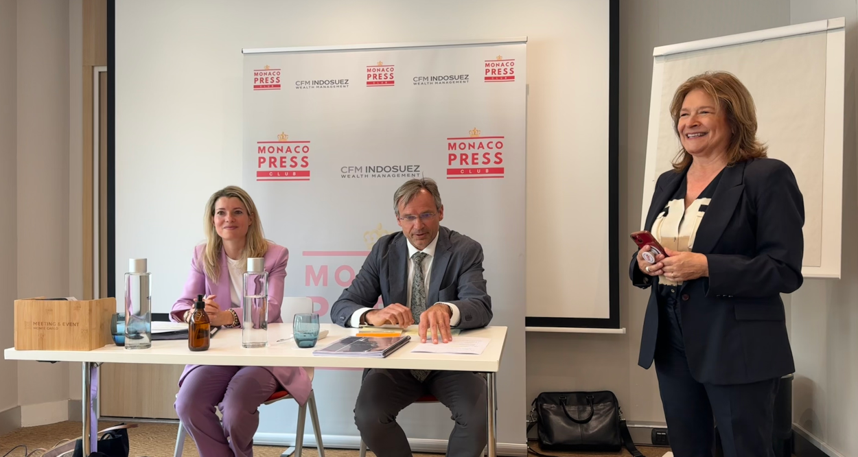 At the Monaco Press Club